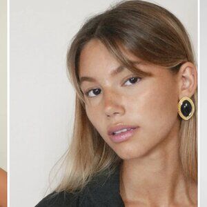 Heaven mayhem noir earrings